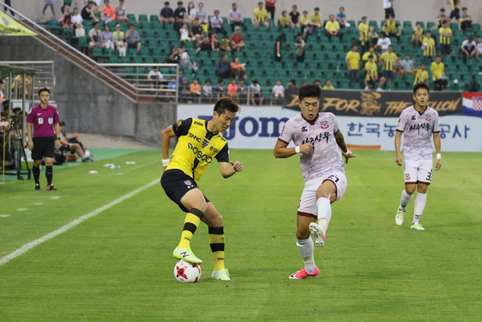 Soi kèo Sangju Sangmu - Jeonnam Dragons, 17h30 ngày 2/5